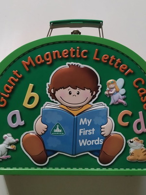 ELC Metal Letter Case with Cards and Magnetic Letters used