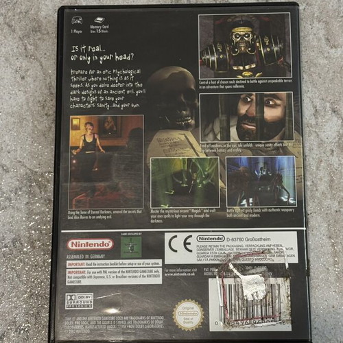 Eternal Darkness Sanity’s Requiem Nintendo GameCube Greek Edition like new