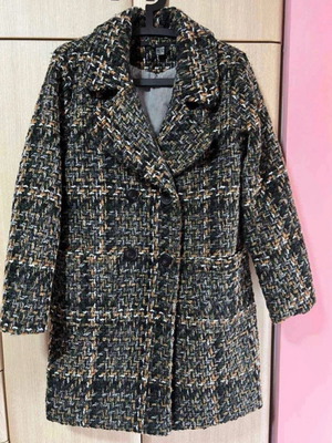 ALE knitted coat No S like new, gray