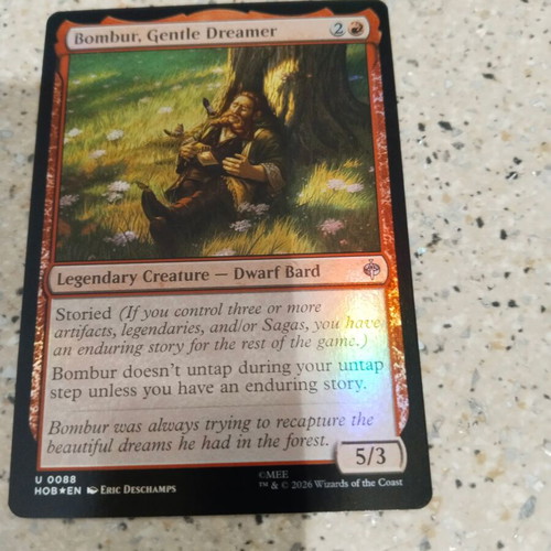 Magic the Gathering Bombur, Gentle Dreamer foil card