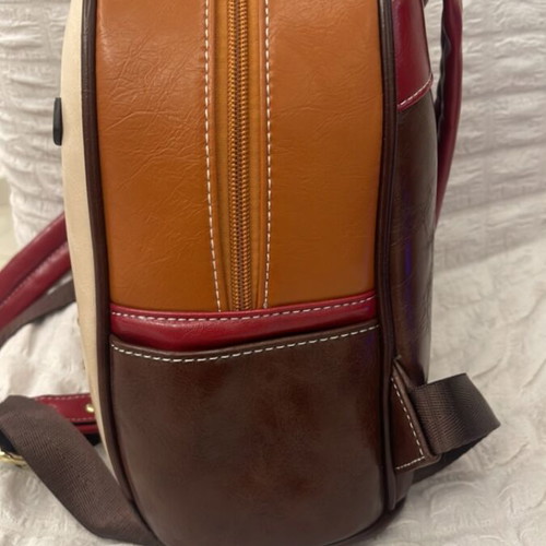 Cream Bear backpack, brown