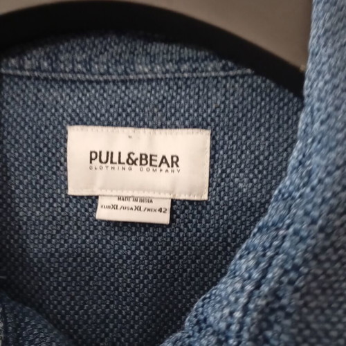 Pull & Bear men's denim shirt blue sizes L XL like new