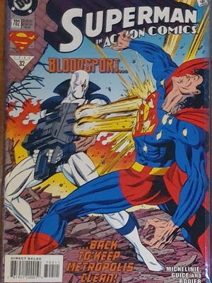Action Comics 702 употребяван, английски