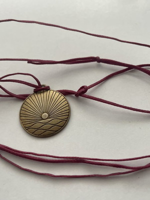 Zolotas Medallion Sun and Sea silver 925 used