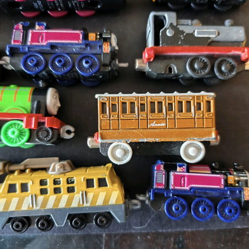 Thomas Trains set of 20 small metal magnetic used