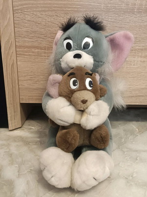 Tom and Jerry plush used, vintage