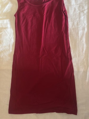 Red dress, short, size small, Tally