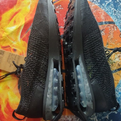 Nike Air Max Flyknit Racer Size 46 New Black Athletic Shoes