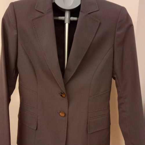 Anne Klein blazer S gray brown new, fitted