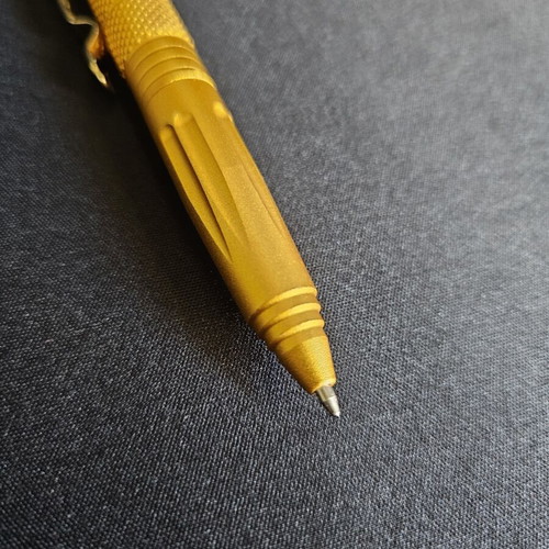 Metal pen, gold color for outdoor activities