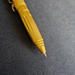 Metal pen, gold color for outdoor activities