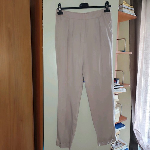 Mango women's trousers like new, dusty pink color, size 36