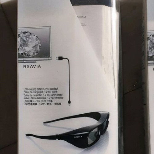 Sony TDG-BR250 active 3D glasses, pack of 2 with case