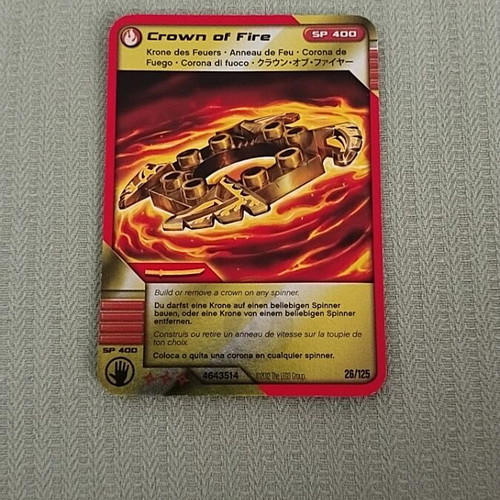 Lego Ninjago Crown Of Fire card like new, authentic