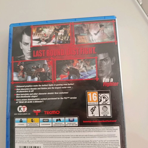 Dead or Alive 5 Last Round PS4 like new