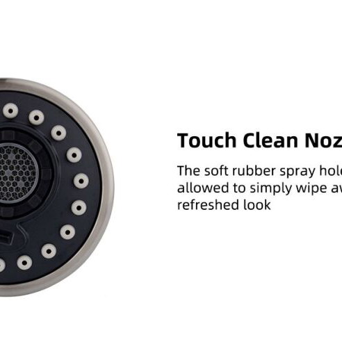 Universal 3-in-1 Kitchen Faucet Aerator with Rotating Shower Head
