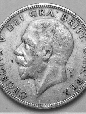 Florin 1920 και 1936 George V μεταχειρισμένα, Ηνωμένο Βασίλειο