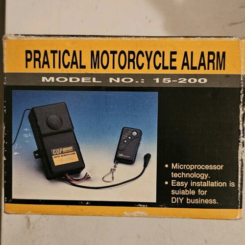 Motorcycle alarm new