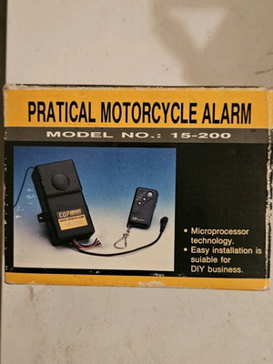 Motorcycle alarm new
