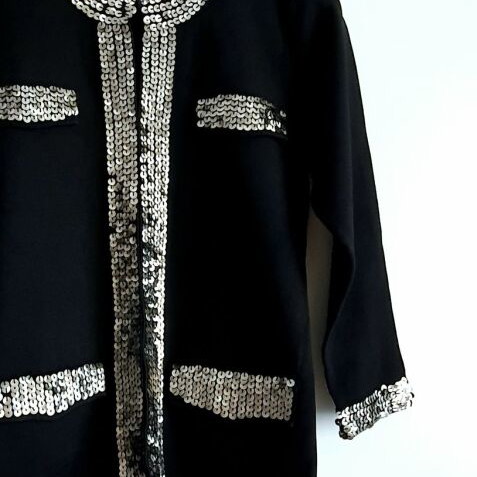 Mango suit cardigan new with sequins, size S