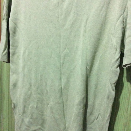 Green yarn blouse used, extra large, breathable