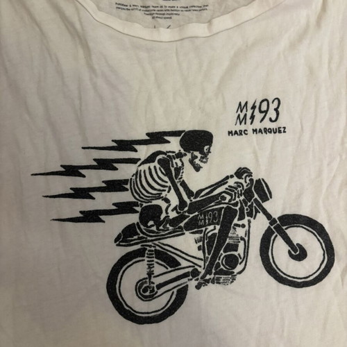 Pull & Bear Marc Marquez MM93 Tank Top like new, off-white