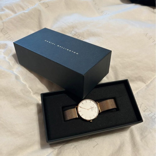 Daniel Wellington wristwatch, gold and silver, unisex
