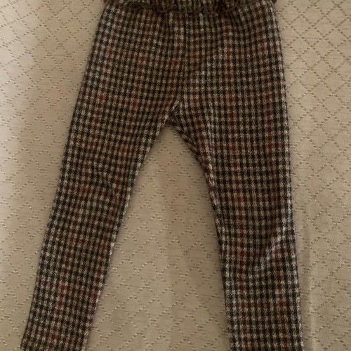 Zara pants used for girl 3-4 years beige and brown