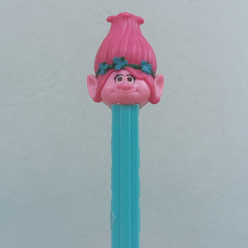 Pez Trolls Poppy candy dispenser used, DreamWorks
