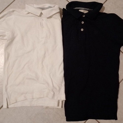 Zara and Dpam boys' polo shirts used, 9-10 years, cotton