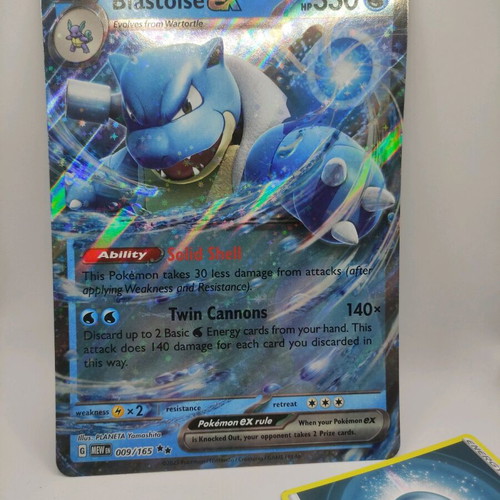 Pokémon Blooming Waters Blastoise Ex Jumbo Card like new