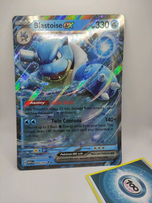 Pokémon Blooming Waters Blastoise Ex Jumbo Card σαν καινούργιο