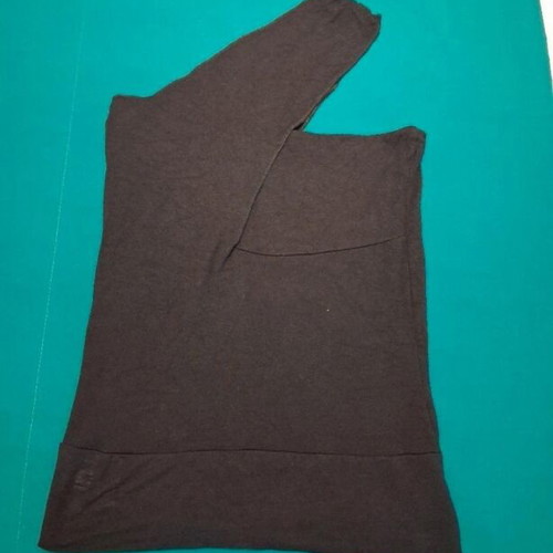 Black one-shoulder top Rouhomania size S