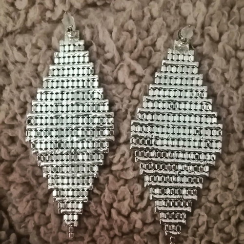 Earrings impressive with rhinestones new