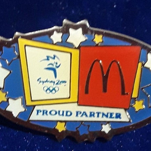 Sydney 2000 Olympic Games sponsor pin McDonalds
