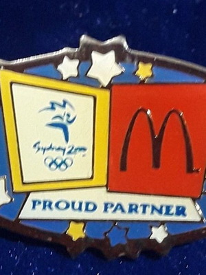Sydney 2000 Olympic Games sponsor pin McDonalds