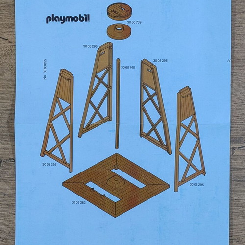 Playmobil Western 3765 вятърна мелница употребявана с кутия