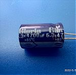  Πυκνωτής Χ20τεμ.  ηλεκτρολυτικός 4700ΜF 6,3V