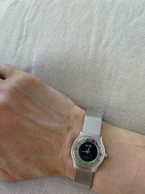 Folli Follie Vintage 90s Ladies Watch Stainless Steel Minimalist Cuff used