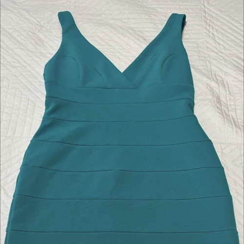 Mini Dress Silvian Heach turquoise size XS like new