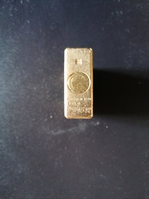 S.T. Dupont de Paris lighter used with dark green coating