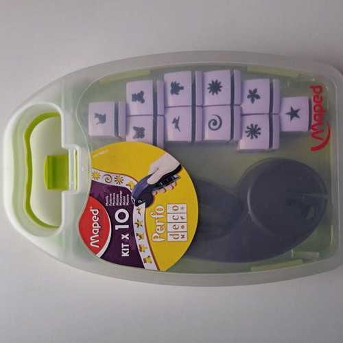 Maped Perfo Creativ craft punch set with 10 design punches