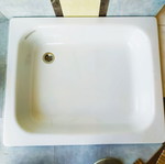Ντουζιέρα 75x80 εκ KALDEWEI χαλύβδινη επισμαλτωμένη καινούργια