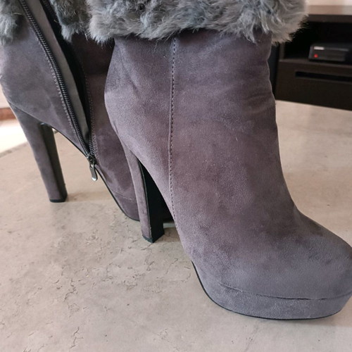 Booties size 38 like new with 13cm heel and 3cm platform