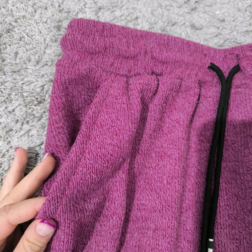 Women’s skirt like new with drawstring, slit and pockets pink-purple S/M