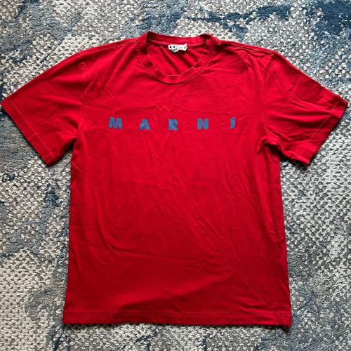 Marni short-sleeve shirt used, red, size M