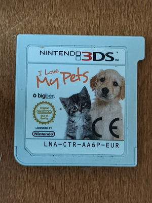 I Love My Pets Nintendo 3DS game cartridge used
