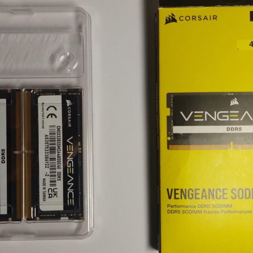 Corsair Vengeance DDR5 32GB RAM with 2x16GB Modules and 4800 Speed New