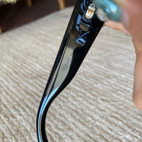 Γυαλιά Gucci GG χρυσό logo σαν καινούργιο, μαύρα και χρυσαφί
