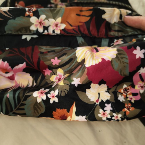 Parfois backpack with colorful flower design like new